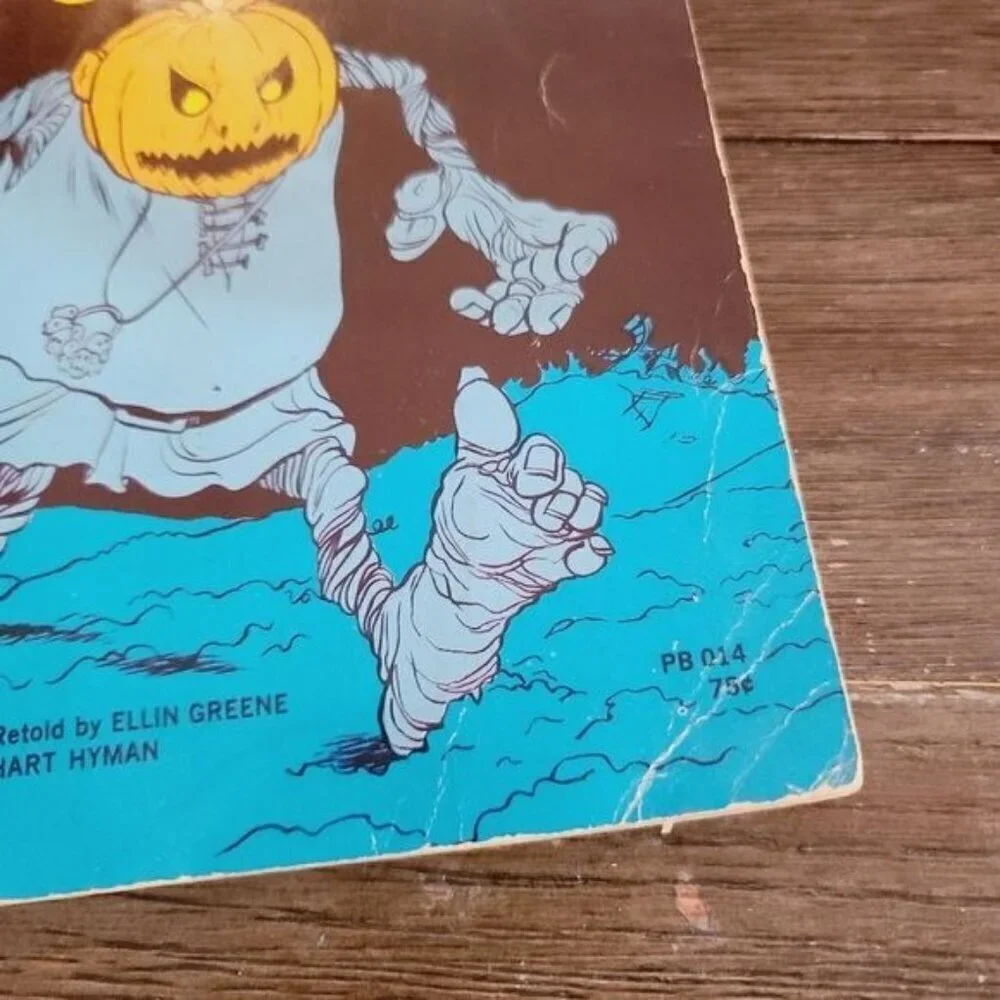 Vintage 70s The Pumpkin Giant by Mary E. Wilkins Picture Book Halloween